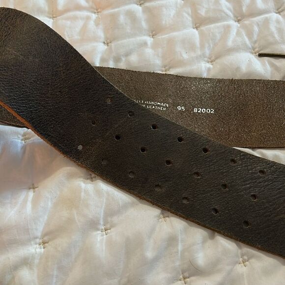 Brown Leather Belt 33 inches to 39 inches main image 5